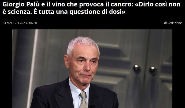 Palù, il vino e la difesa del fatturato