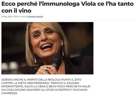 Gambero Rosso e l’ennesimo articolo disinformativo sui rischi del vino article-post