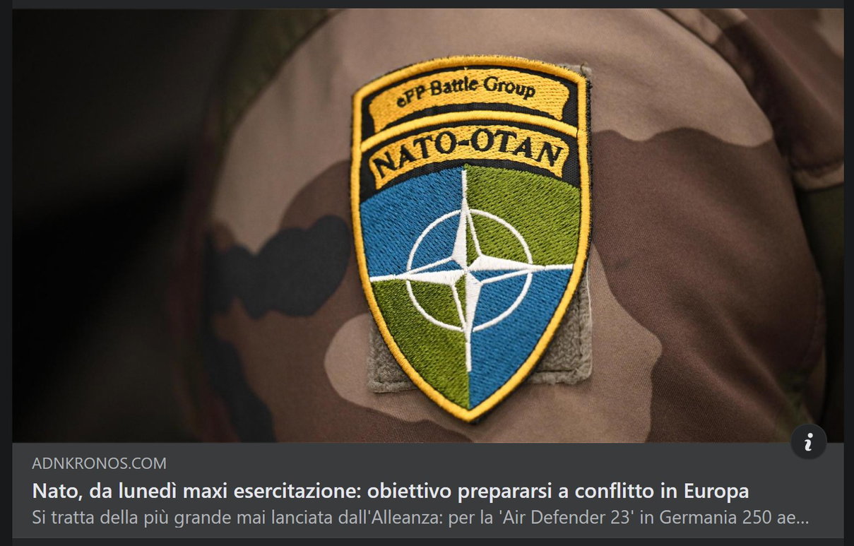 Le esercitazioni NATO e il sensazionalismo che allarma article-post