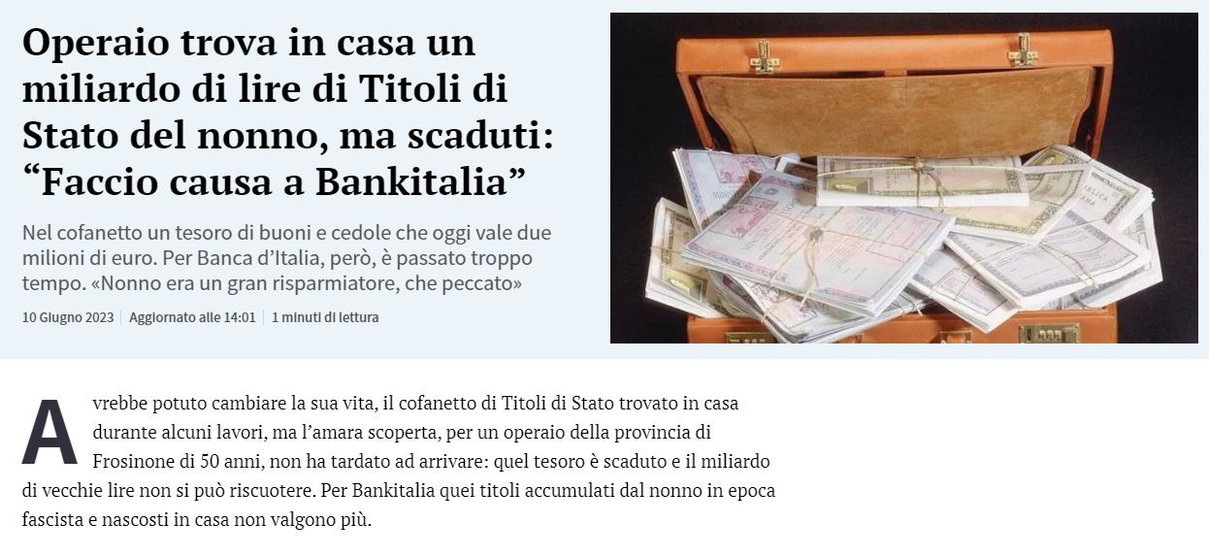 Operaio trova un miliardo di lire article-post