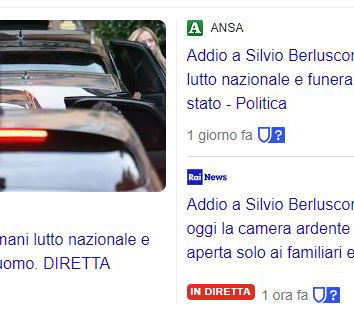 Berlusconi, il lutto nazionale e i funerali di Stato