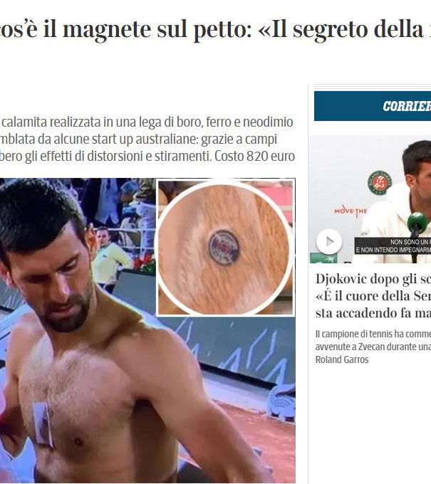 Il magnete di Djokovic e la scienza article-post