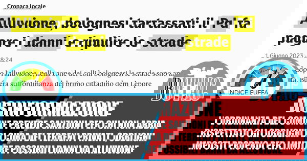 Il PD fa pagare i danni ai cittadini?