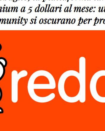 Reddit Premium e il Fatto Quotidiano