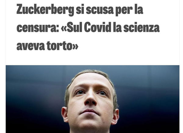 No, Zuckerberg non si è “scusato per la censura”