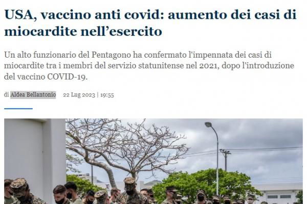 Ancora miocarditi da Covid attribuite al vaccino article-post