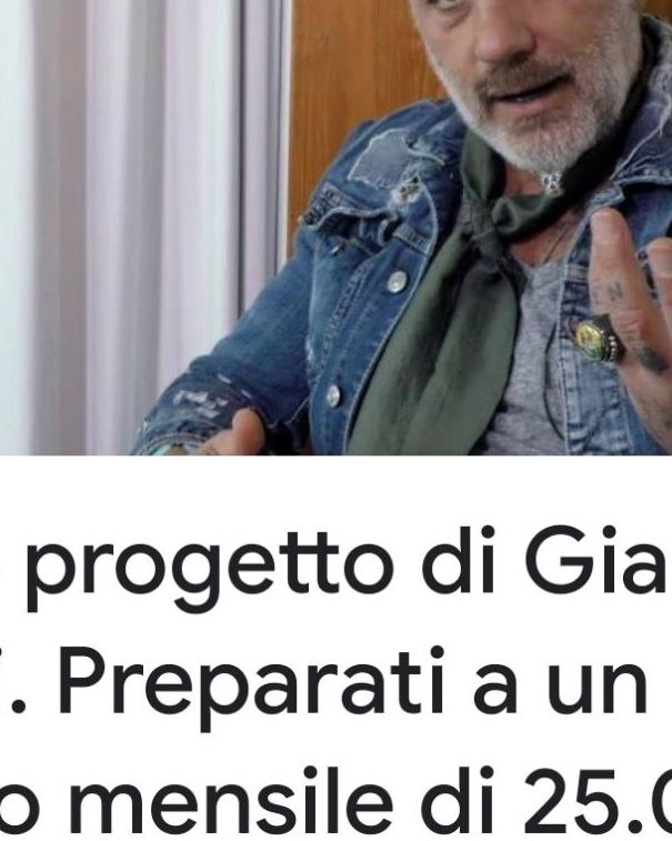 Gianluca Vacchi e il progetto con profitto article-post