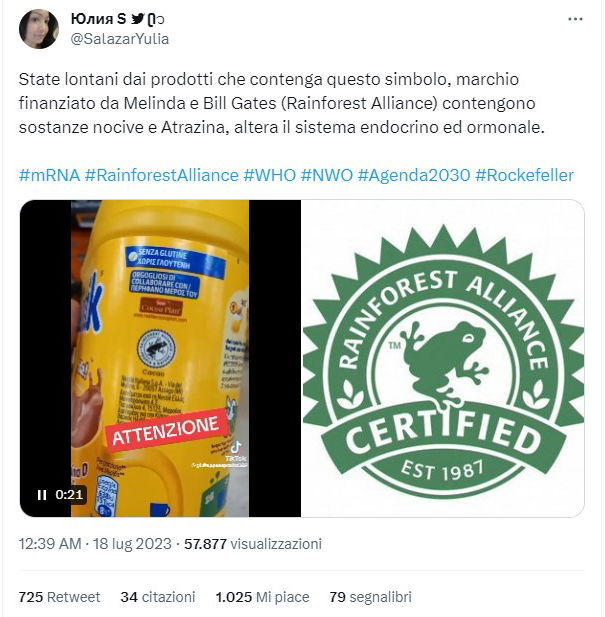 La Rainforest Alliance, la Fondazione Gates e l’atrazina article-post