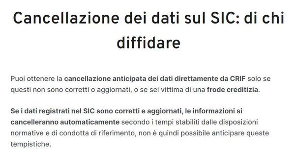 Cattivo pagatore: è possibile essere cancellati dalle liste creditizie?