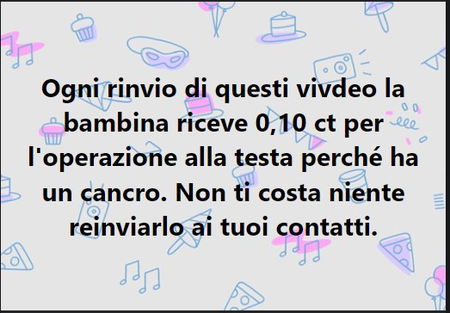 La bimba malata e le condivisioni che generano donazioni article-post