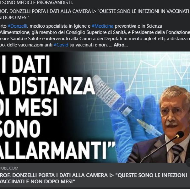 Camera dei Deputati: Conferenze, Vaccini e Mancate Precisioni – Donzelli article-post