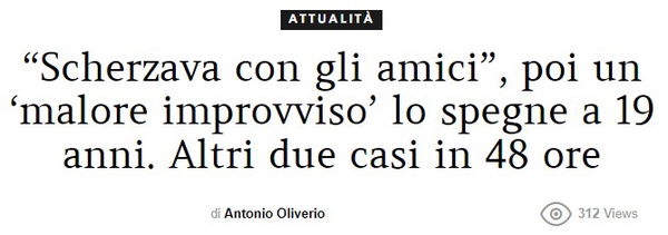 Ancora Paragone e i malori improvvisi