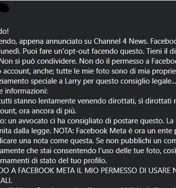 Non autorizzo i boccaloni…