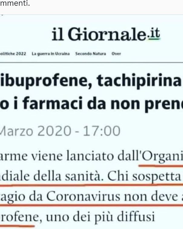 Vietato l’ibuprofene durante la pandemia? article-post