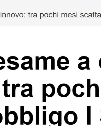 La patente da rifare e il clickbait da sanzionare