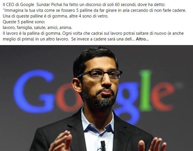 Il CEO di Google e la citazione errata