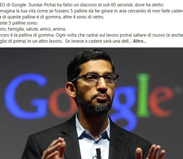 Il CEO di Google e la citazione errata article-post