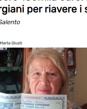 Buoni postali & dubbie associazioni