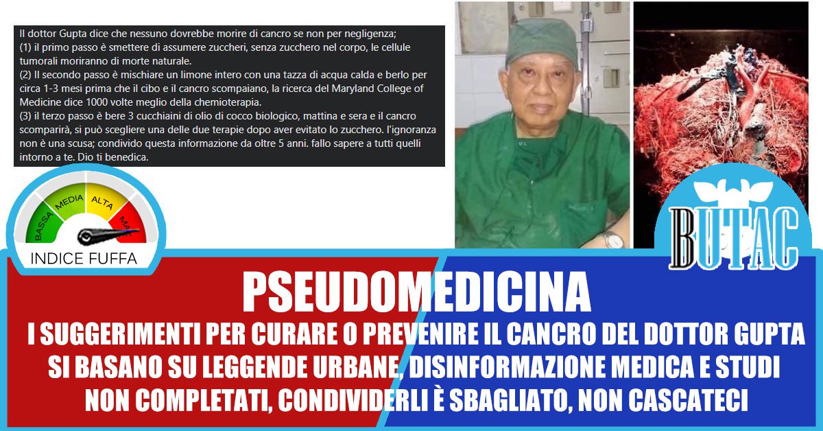 Il dottor Gupta e i consigli anticancro article-post
