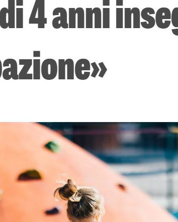Corsi di masturbazione a 4 anni (dieci anni dopo)