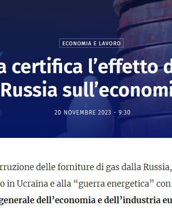 L’indipendente e le sanzioni europee alla Russia
