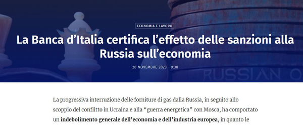 L’indipendente e le sanzioni europee alla Russia