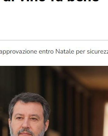 Salvini e “qualche bicchiere di vino”