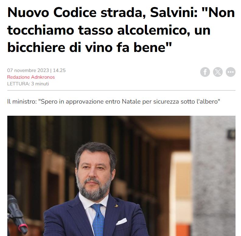 Salvini e “qualche bicchiere di vino” article-post