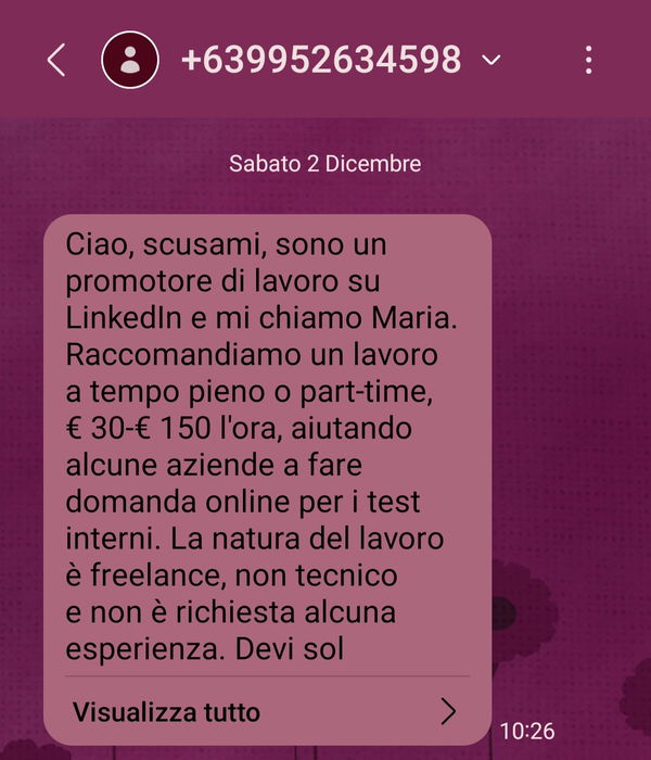 Le truffe dei “promotori su Linkedin”