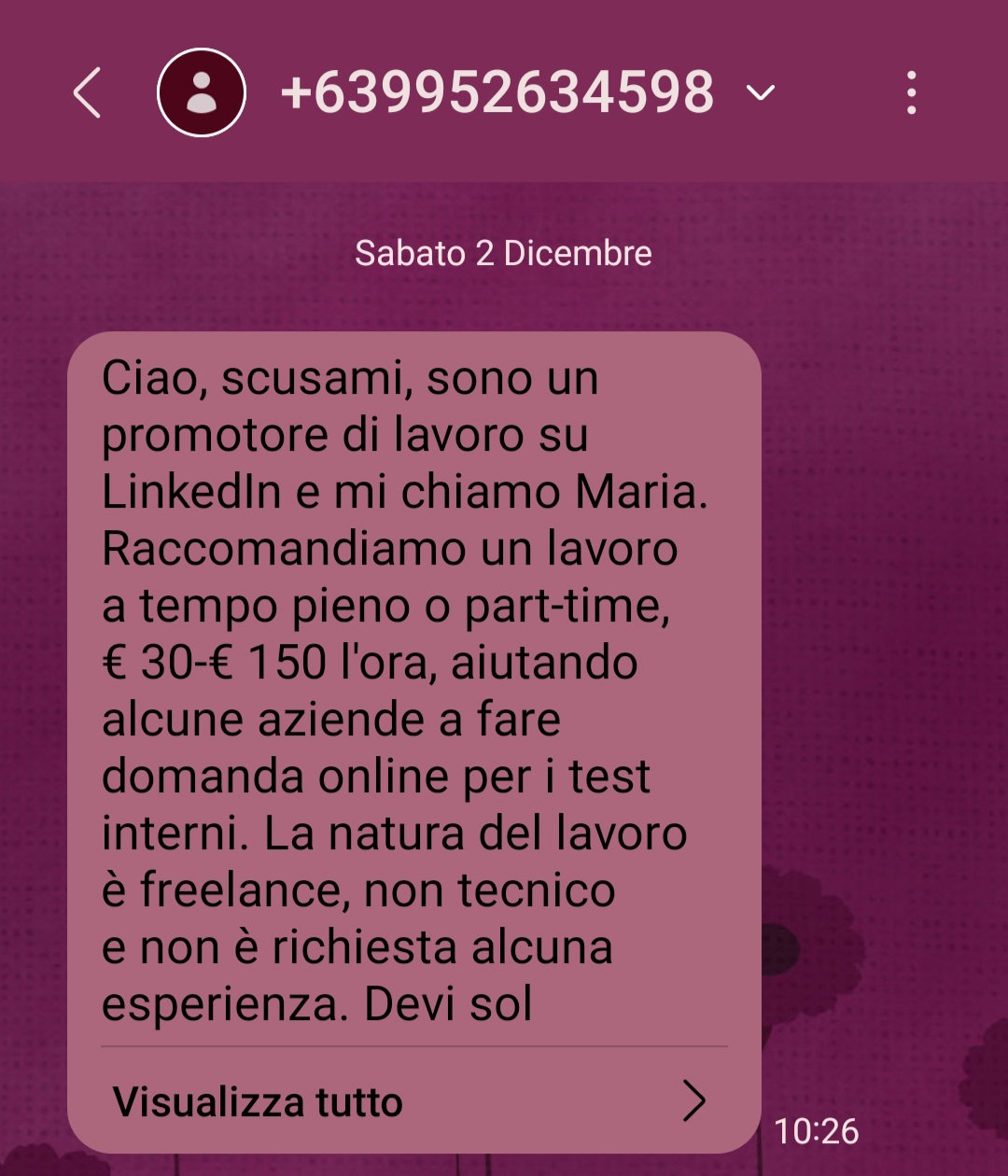 Le truffe dei “promotori su Linkedin” article-post
