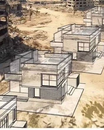 I progetti di nuove abitazioni a Gaza