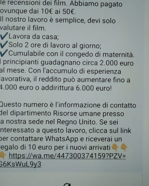 Gli annunci di lavoro troppo belli article-post