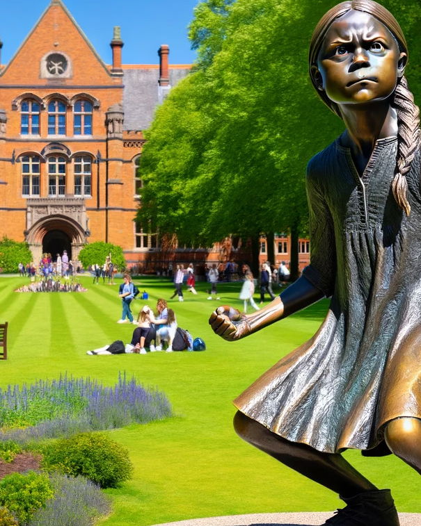 La statua di Greta e le non-notizie article-post