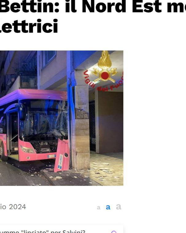 Gli autobus elettrici e la malinformazione di Libero article-post