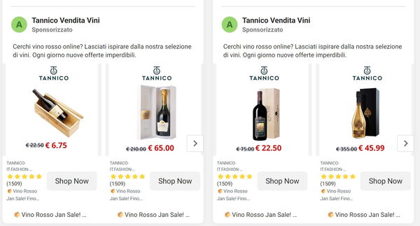 Vino in offerta ultrascontata? No, truffa!