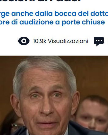 Il fact-checking delle “ammissioni di Fauci”