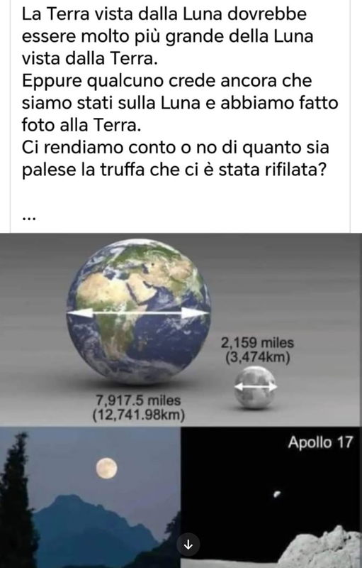 La Terra vista dalla Luna