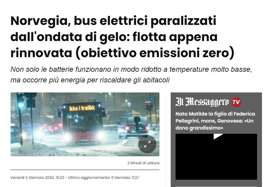 Gli autobus elettrici in Norvegia article-post