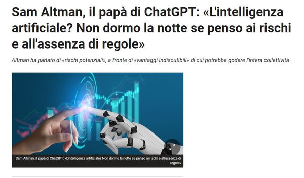 Sam Altman che non dorme la notte