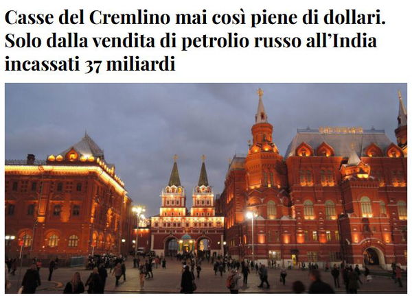 Il Fatto Quotidiano, l’analisi del CREA e il PIL russo