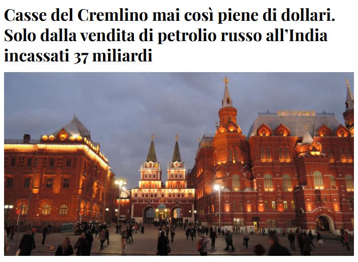 Il Fatto Quotidiano, l’analisi del CREA e il PIL russo article-post