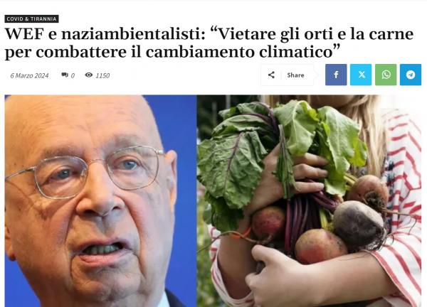 Il divieto di coltivare il proprio cibo