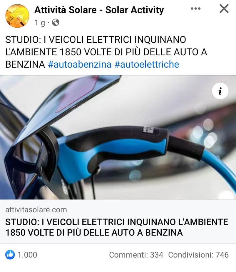I veicoli elettrici inquinano 1850 volte di più? article-post