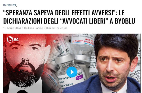 Speranza, gli effetti avversi e la malinformazione