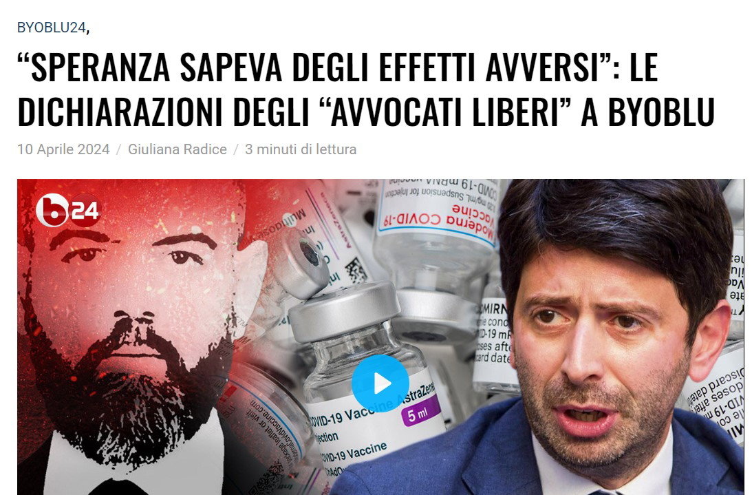 Speranza, gli effetti avversi e la malinformazione article-post