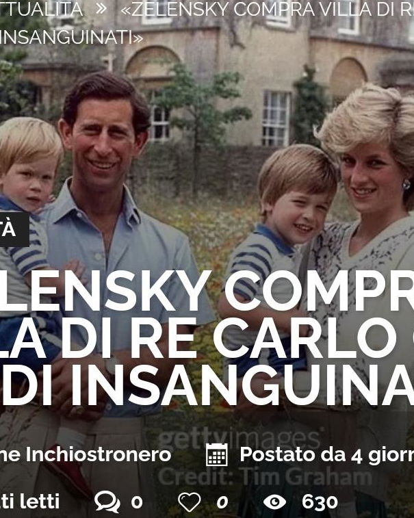 Zelensky, la villa di re Carlo e l’agente del Cremlino article-post