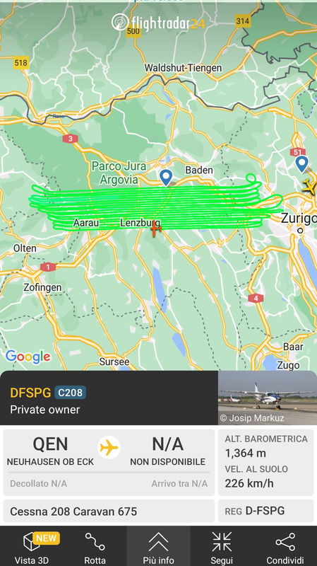 I tracciati strani di certi voli