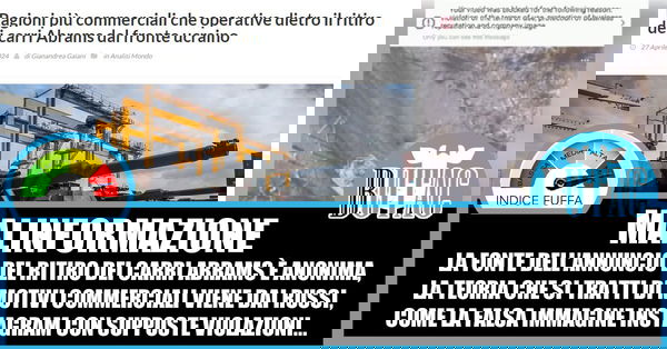 Il ritiro dei carrarmati M1 Abrams e i motivi commerciali