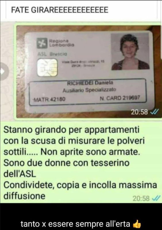 Lo specchietto per allocchi