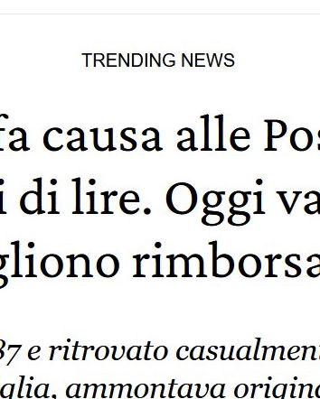 Donna di 110 anni fa causa alle Poste…